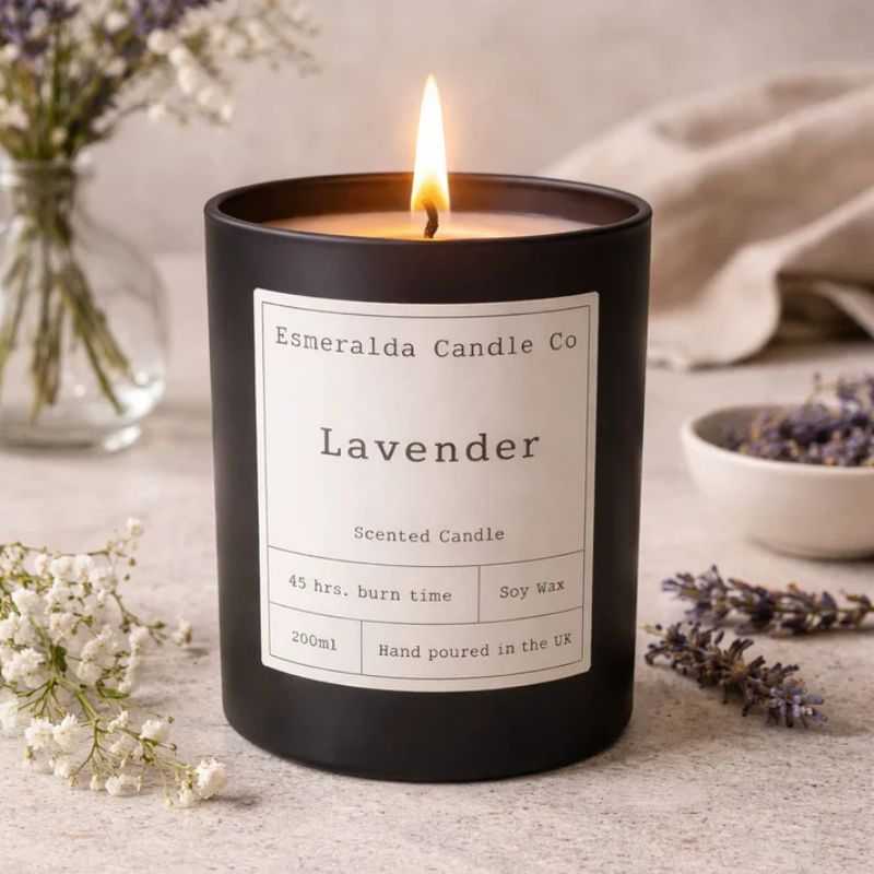 Lavender Scented Candle